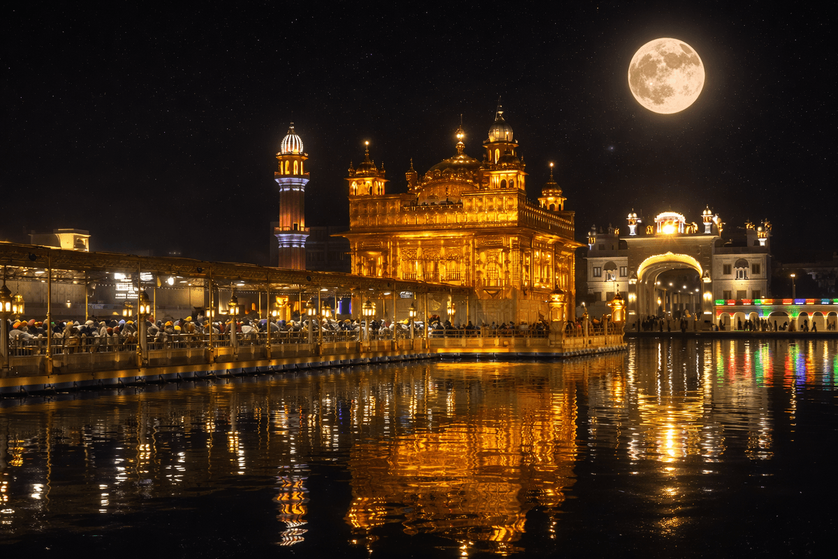 Amritvela — Sacred Dawn at Darbar Sahib